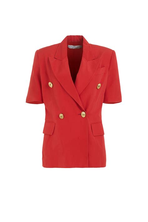 dior jacket red